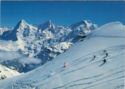 Ski run from Schilthorn to Muerren