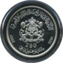 250 Dirhams (2nd Anniversary of King Mohammed VI enthronement )