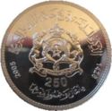 250 Dirhams (6th Anniversary of King Mohammed VI enthronement)