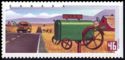 Tractor-shaped Mailbox in Summertime - Imperf Right