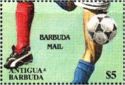 Players Competing for Ball (with feet) - Overprinted