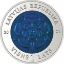 1 Lats (Coin of Time)