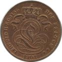 1 Centime (Flemish legend)