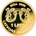 1 Lats (Art Nouveau. Riga)