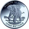 10,000 Meticais (Wildlife of Africa)