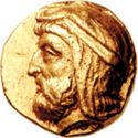 1 Stater (Artabazos, wearing a Persian tiara)