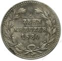 10 Kreuzer (Ludwig Grosherzog von Baden)