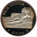 100 Pesetas (Goya's naked Maja - stamp below base)