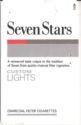 Seven Stars CUSTOM LIGHTS CHARCOAL FILTER CIGARETTES