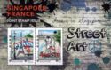 Street art in Paris and Singapore