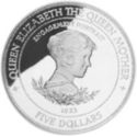 5 Dollars (Queen Elizabeth the Queen Mother)