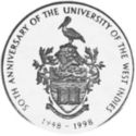 10 Dollars (50th Anniversary of University of the West Indies)