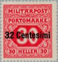 Porto with overprint