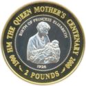2 Pounds (Queen Mother's Centenary)