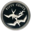 50 Cents (Avifauna of Belize - Frigate Birds)