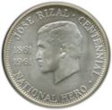 ½ Pesos (100th Anniversary Birth of Dr. Jose Rizal)