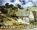 "Thatched Cottages at Cordeville" (Vincent van Gogh) 1890