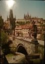 Prague castle of Hradčany and Charles Bridge