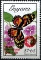 Great Tiger-Mimic (Papilio zagreus) overprinted Rotary