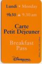 Breakfast Pass - Monday 9.30