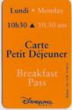 Breakfast Pass - Monday 10.30