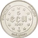 5 Ecu (30th Anniversary - Treaty of Rome)