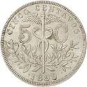 5 Centavos (without privy marks - Heaton)