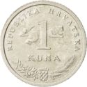1 Kuna (Slavuj - Croatian: odd years)