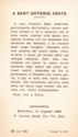 "Anthony the Abbot", NG Nicolini G. Edizioni Sacre - Milano (IT), 3000, 3021