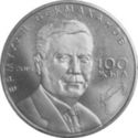 50 Teńge (100th anniversary of Ermukhan Bekmahanov)
