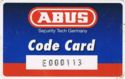 Abus. Code card