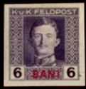 Emperor Karl I (1887-1922) overprinted in BANI
