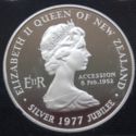 1 Dollar (25th Anniversary of Accession-Waitangi Day - Silver edition)