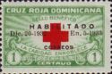 Red cross stamps overprinted