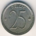 25 Centimes (Flemish legend - medal alignment)