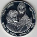 5 Francs (Lady Diana-Visit to India)