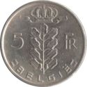 5 Francs (Flemish legend - Medal alignment)