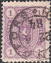 Coat of Arms 1875 - Four figured Issue, Senate Printing