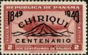 100 years of the province of Chiriqui-overprint