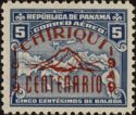100 years of the province of Chiriqui-overprint
