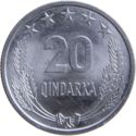 20 Qindarka (Qindarka - 25th anniv. Liberation)