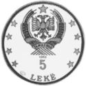 5 Lekë (500th Anniv. of Skanderbeg's Victoy over the Turks - with year)