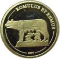 1,500 CFA Francs (Twin brothers Romulus & Remus)