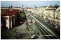Leningrad. Panorama of Nevsky Prospekt from Sadovaya Street
