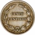 5 Centavos ("Cinco" - Thin planchet)