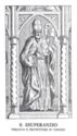 "Exuperantius Bishop", Cingoli, Ciocca Grafica - Pollenza (IT), Marche - Saints (M)