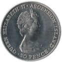 50 Pence (Royal Visit of Prince Andrew - Silver edition)