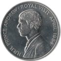 50 Pence (Royal Visit of Prince Andrew - Silver edition)