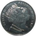2 Pounds (Conjoined busts right of 1952 and 2012 portraits - Silver edition)