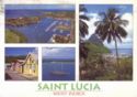 Saint Lucia - West Indies. Different views of island